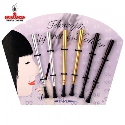 Boquillas extensibles para cigarrillos, colores surtidos.