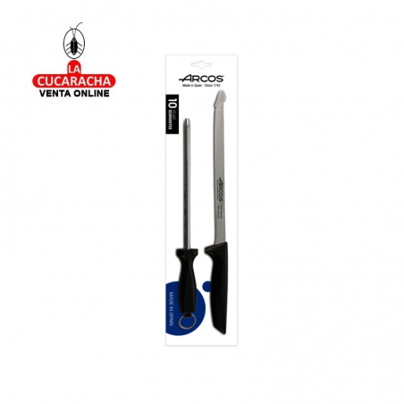 Cuchillo Jamonero ARCOS 240MM. Con Chaira.