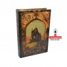 Libro-caja fuerte forma de libro con llave, modelo Hobbit