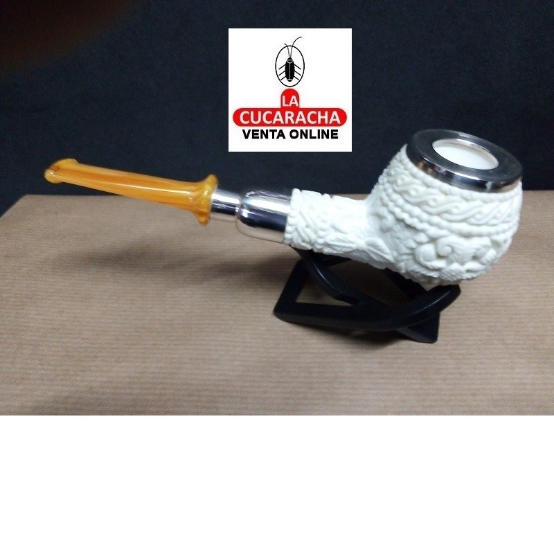 Pipa Altinay Silver Spigot&Cap Meerschaum.