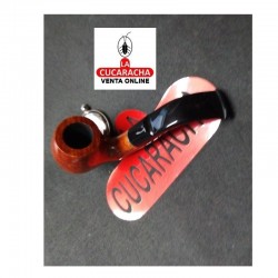 Pipa Mastro De Paja Colección Montini Natural Manzana Doblada.