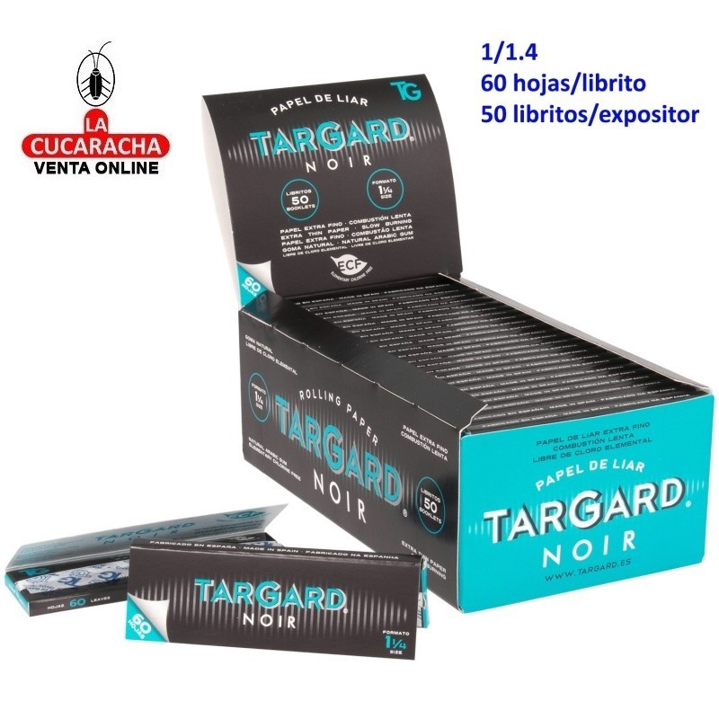 Libros de 60 Hojas Papel Liar Noir 1.1/4 TarGard.