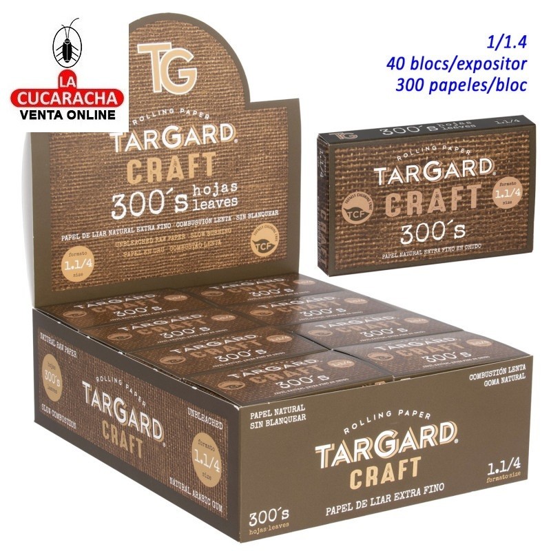 Bloces de 300 Hojas Papel Liar 1.1/4 Craft TarGard.