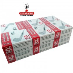 12 cajitas de filtros para pipa 6mm de papel DENICOTEA.