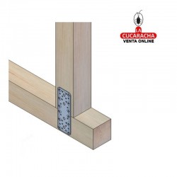 Placa Recta 200x100mm Modelo 503 Bicromatada AMIG.