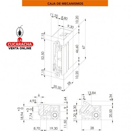 Abrepuertas Dorcas 54 ADF S/FRENTE