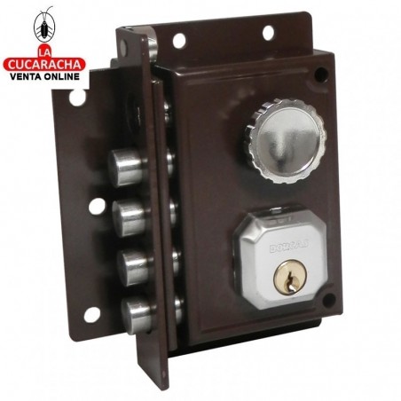 Cerradura C9111 C/Pera DORCAS. Izquierda