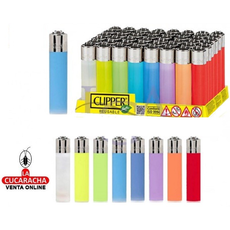 Encendedor Clipper Transparente.