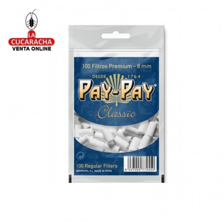 Filtros Cigarrillo PAY PAY 8mm Bolsa 100 unidades