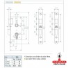 Cerradura MCM 1501 Embutir