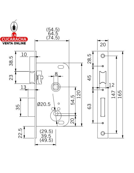 Cerradura TESA 2000 HL. Cerradura TESA 2000 HL.