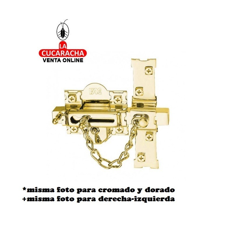 Cerrojo FAC 307 R 80 Laton-Izquierda