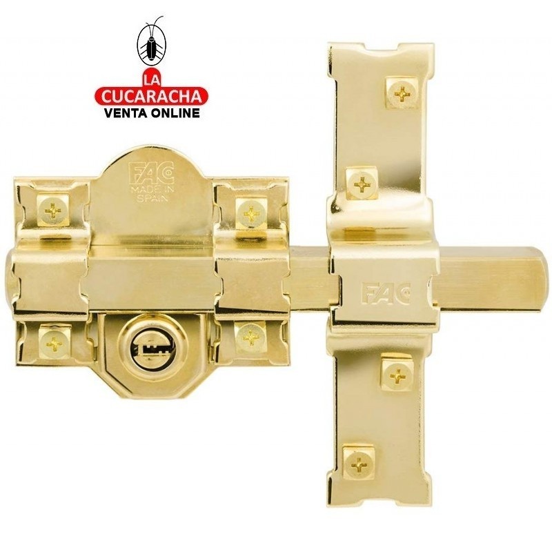 Cerrojo Dorado 301-LP-80 Seguridad FAC.