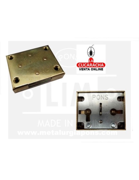 Cerradura Cajon Modelo 307 Sobreponer. 3 medidas