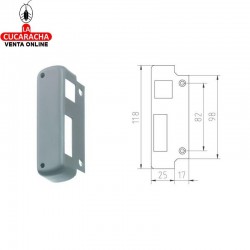 Cerradura MCM 2556-CP