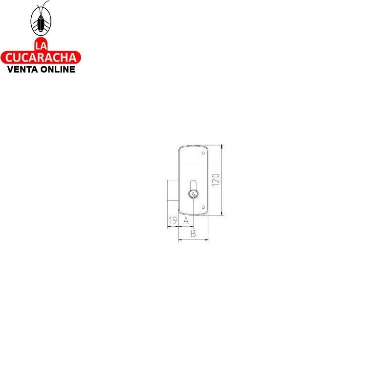 Cerradura MCM 2556-CP