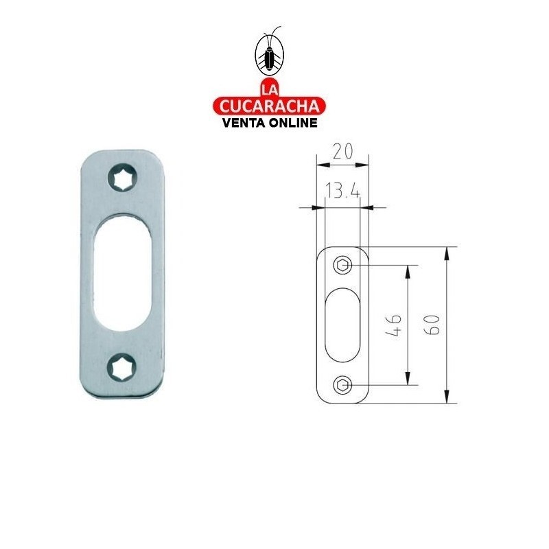 Cerradura Embutir 21mm.-1550 MCM.