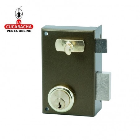 Cerradura Nº56-A Bombin Redondo 70mm. Derecha ILARGI.
