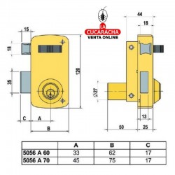 Cerradura LINCE 5056-A 2