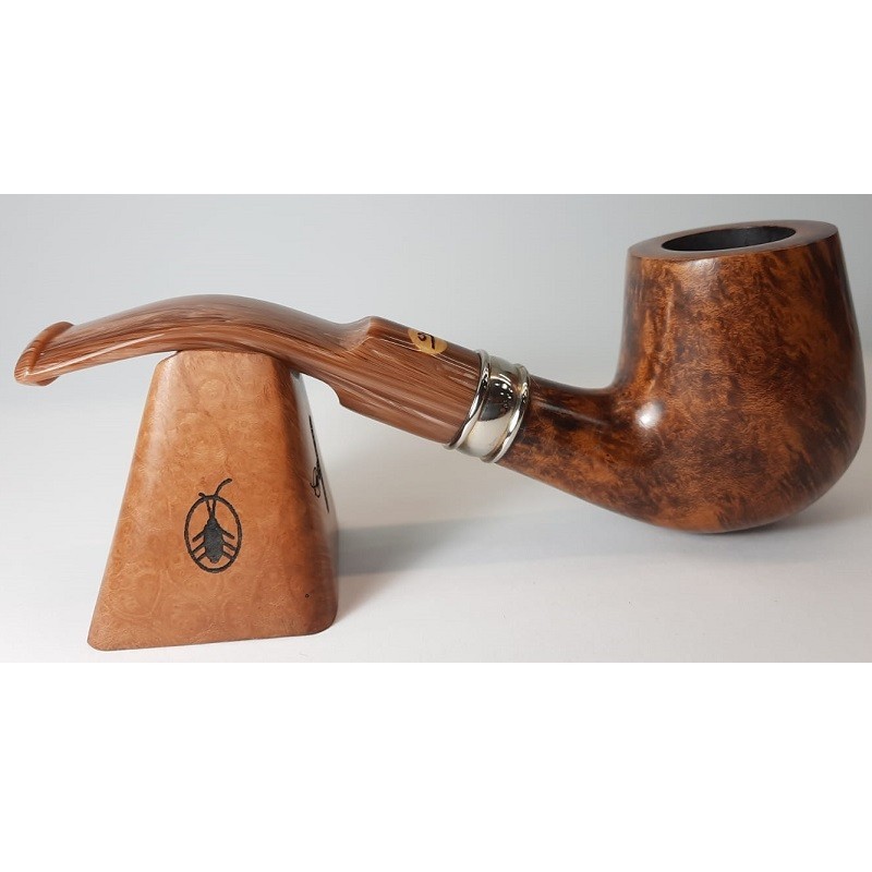 Pipa Fumar Artesana La Cucaracha Billiard Lisa.