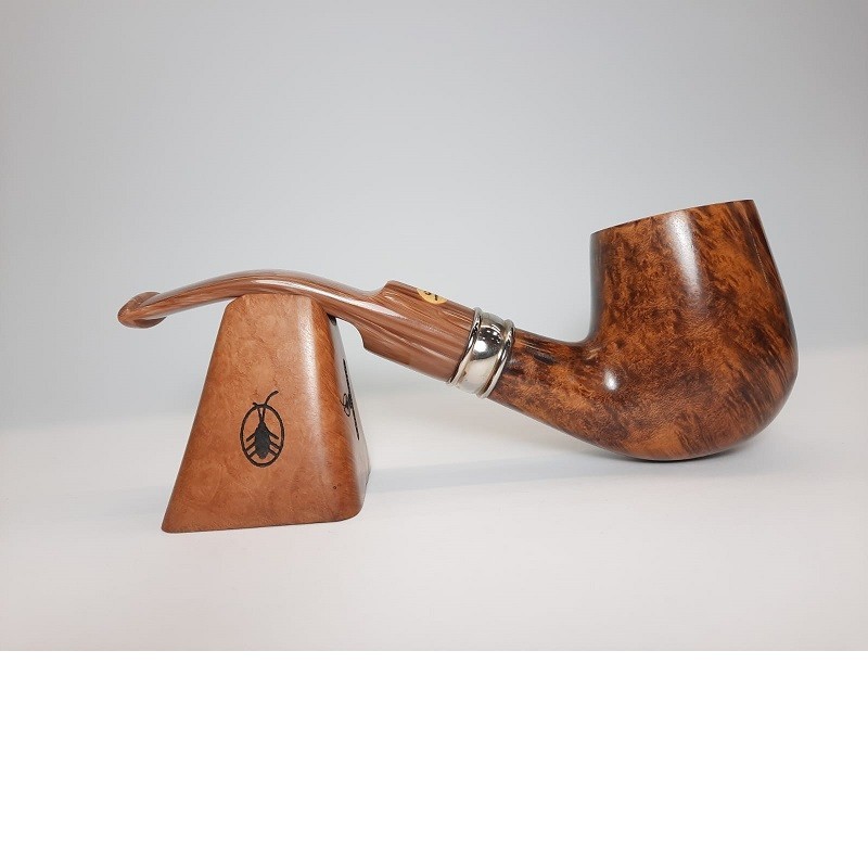 Pipa Fumar Artesana La Cucaracha Billiard Lisa.