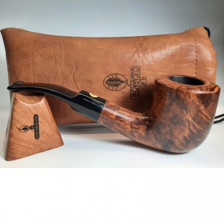 Pipa Fumar Artesana La Cucaracha Billiard Lisa.