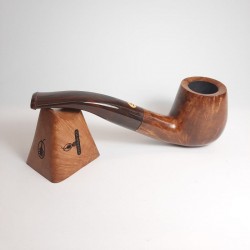 Pipa Fumar Artesana La Cucaracha Bent Billiard Lisa.