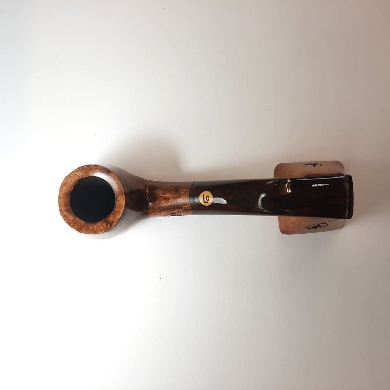 Pipa Fumar Artesana La Cucaracha Bent Billiard Lisa.