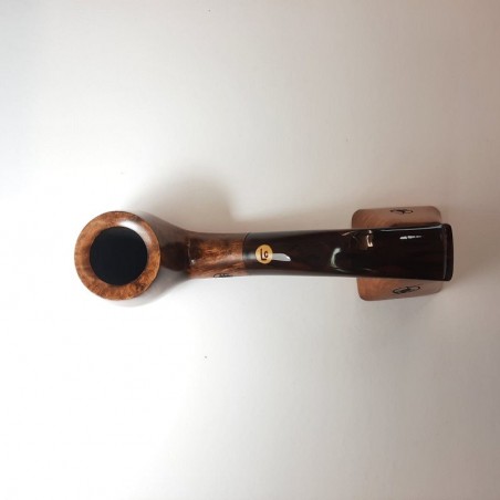 Pipa Fumar Artesana La Cucaracha Bent Billiard Lisa.