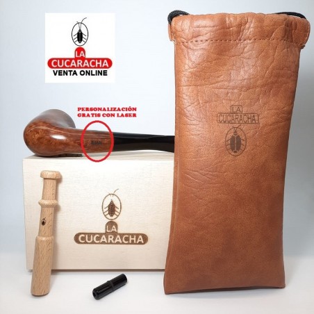 Pipa Fumar Artesana La Cucaracha Rhodesian Lisa.