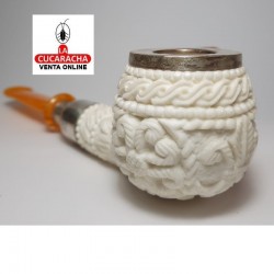 Pipa Altinay Silver Spigot&Cap Meerschaum.