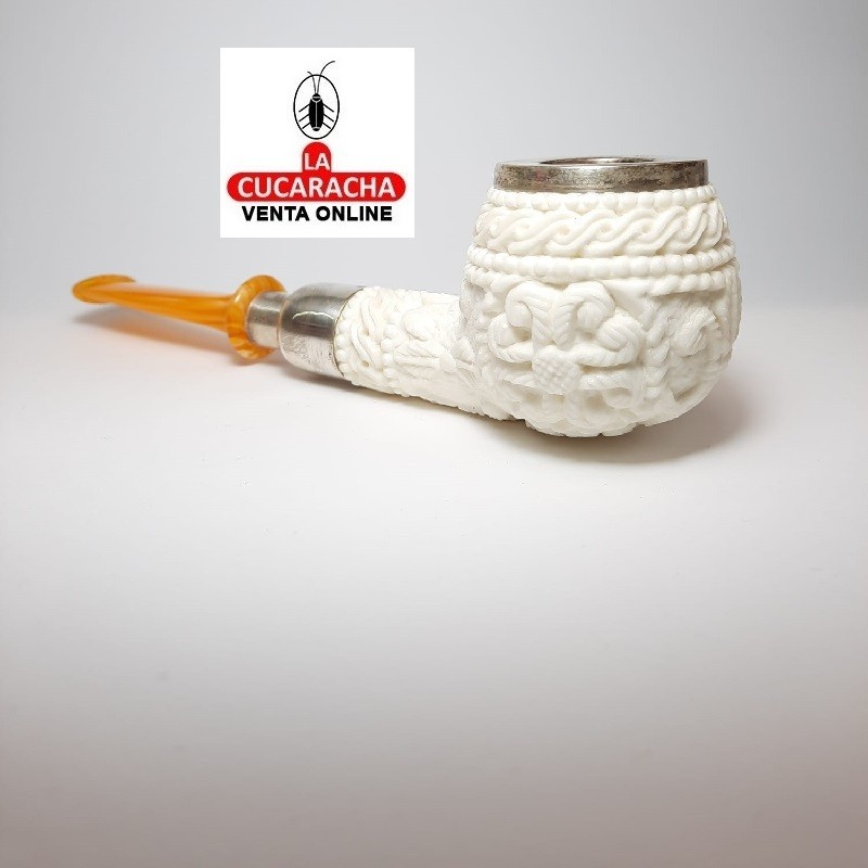 Pipa Altinay Silver Spigot&Cap Meerschaum.