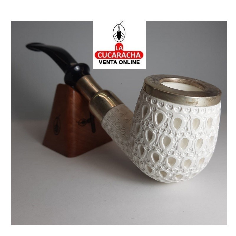 Pipa Altinay Silver Spigot&Cap Meerschaum. Pipa Altinay Silver Spigot&Cap Meerschaum.
