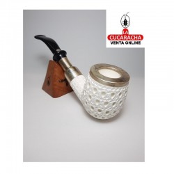 Pipa Altinay Silver Spigot&Cap Meerschaum.