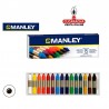 MANLEY Lapices cera caja de 15 colores ref.115.