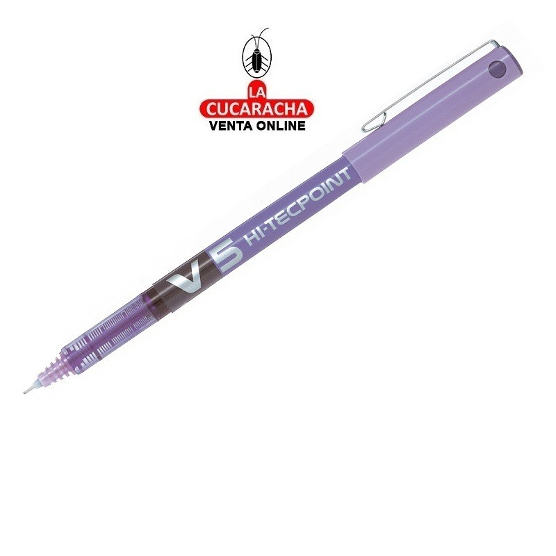 PILOT-Pack 12- Rotulador punta aguja v-5 violeta 0.5 mm