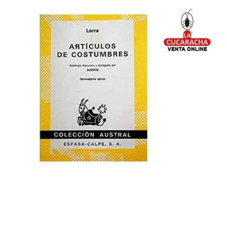 AUSTRAL-LIBRO-Articulos de costumbres.