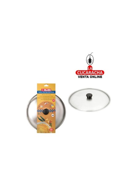 ibili-TAPA VOLTEATORTILLAS INOX. 30 CMS.