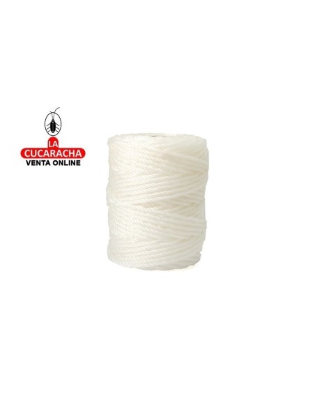LA BALLESTA-CUERDA PLÁSTICO BLANCA 5MM. ROLLO 100 METROS.