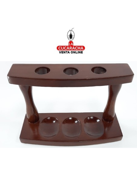 Pipero-REPOSAPIPAS Madera 3 pipas.