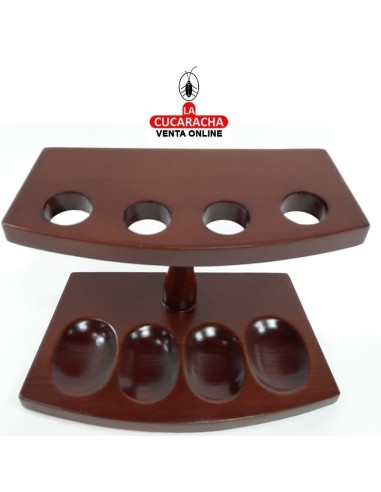 Pipero-REPOSAPIPAS madera 4 Pipas.