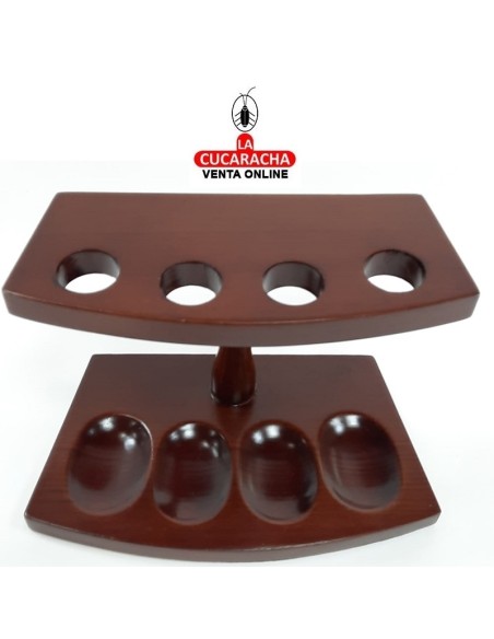 Pipero-REPOSAPIPAS madera 4 Pipas.