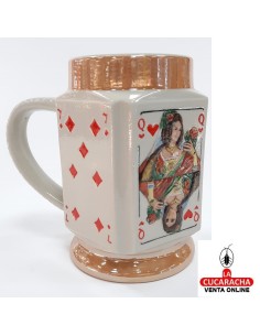 Jarra cerámica Poker.