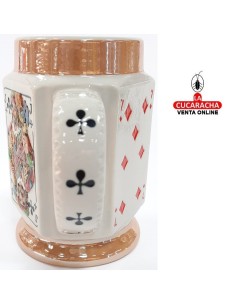Jarra cerámica Poker. 2