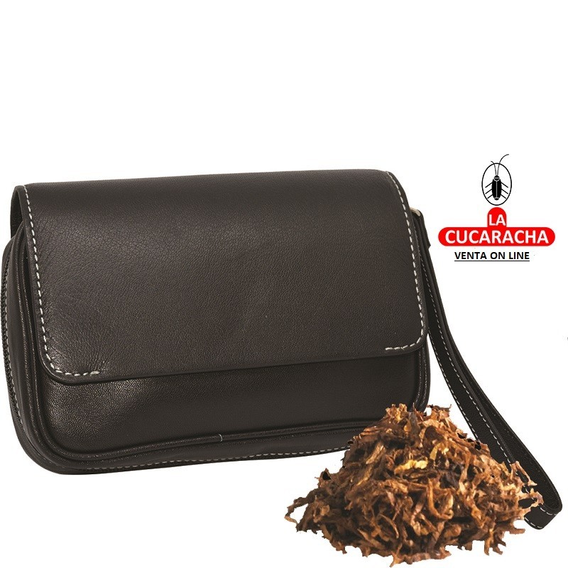 BOLSA NEGRA 3 PIPAS FUMAR TABACO Y ACCESORIOS