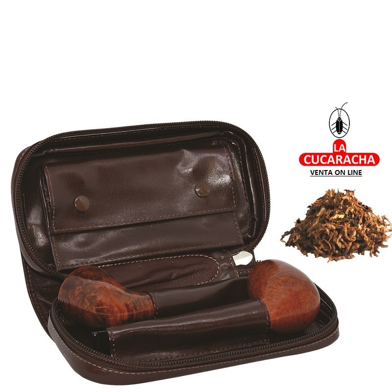 BOLSA 2 PIPAS FUMAR TABACO Y ACCESORIOS