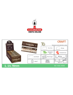 50 Libros de 60 Hojas Papel Liar 1.1/4 Craft TarGard. 2