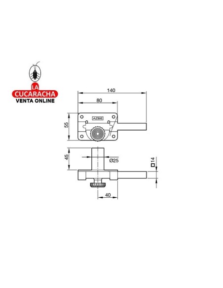 yale-CERROJO SEGURIDAD Nº 18 HN.