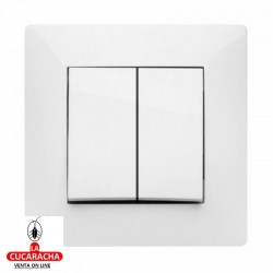 INTERRUPTOR DOBLE EMPOTRAR 10-A RFA.9303