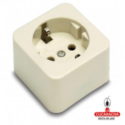 BASE ENCHUFE PORCELANA T.T.16-A